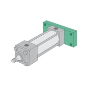 NUMATICS/AVENTICS NFPA CYLINDER A SERIES 1 1/2" BORE 1" STROKE, REAR FLANGE MNT, MAGNET